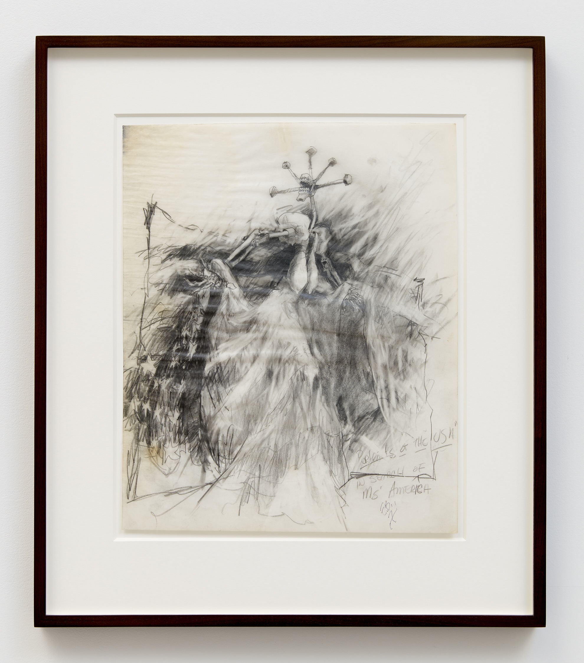 <i>Untitled (Preparatory Sketch)</i>, 1990. Graphite on vellum 16 3/4 x 14 in (42.5 x 35.6 cm)